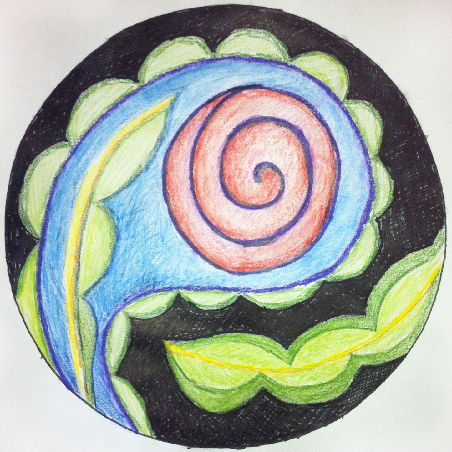 Paisley Rose Chair Pad
