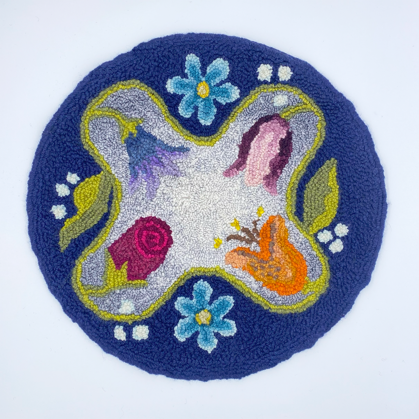 Sasha's Flowers Chair Pad
