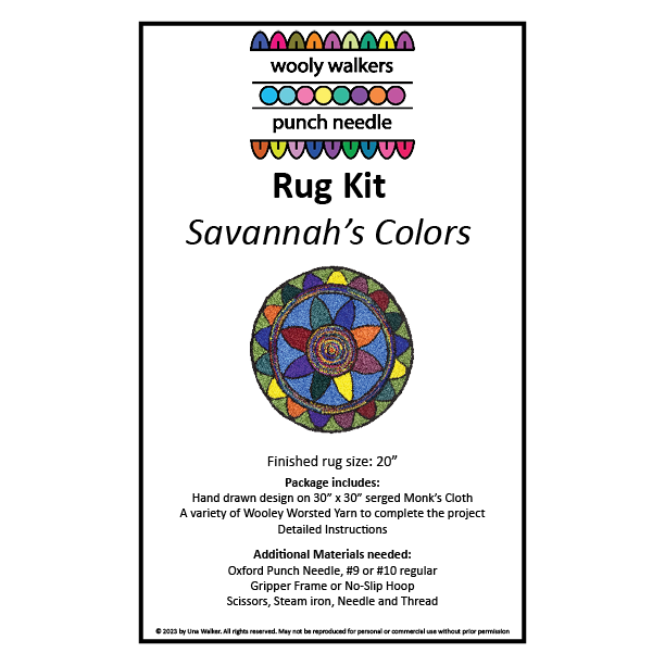 Savannah's Colors Rug Kit