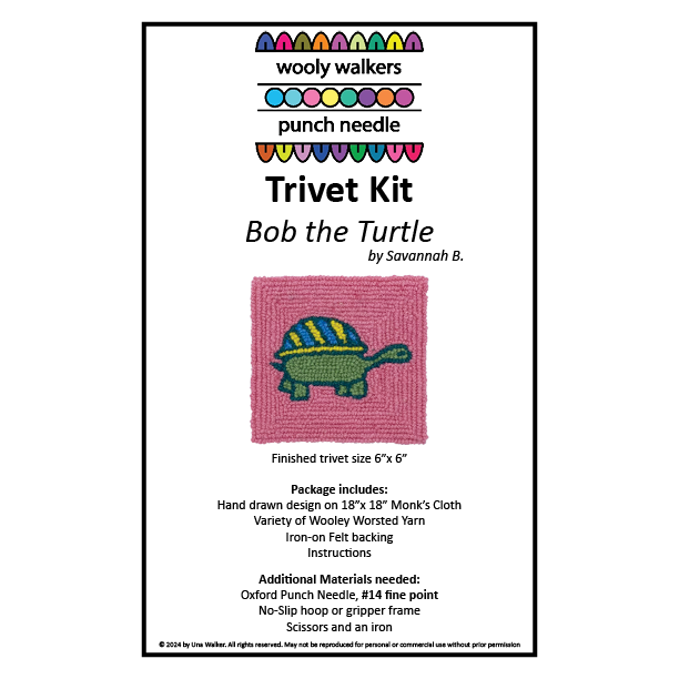Bob the Turtle - Trivet Kit